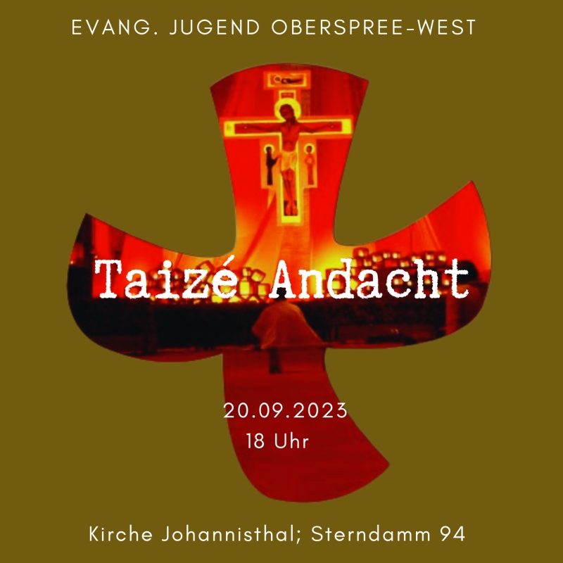 Taizé Andacht in Johannisthal, 20. September 2023